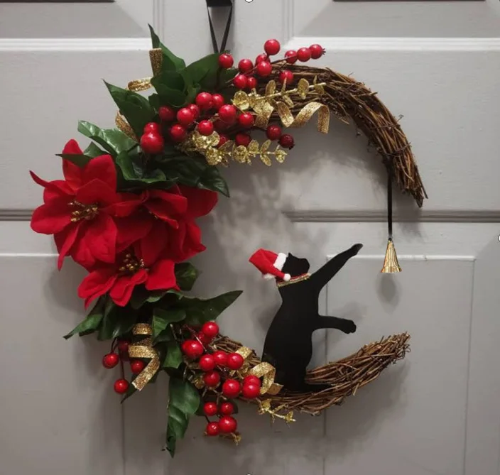 Couronne De Porte Pâques | Guirlande Œufs Décorative | 30 Cm | Fleurs Artificielles | Style B