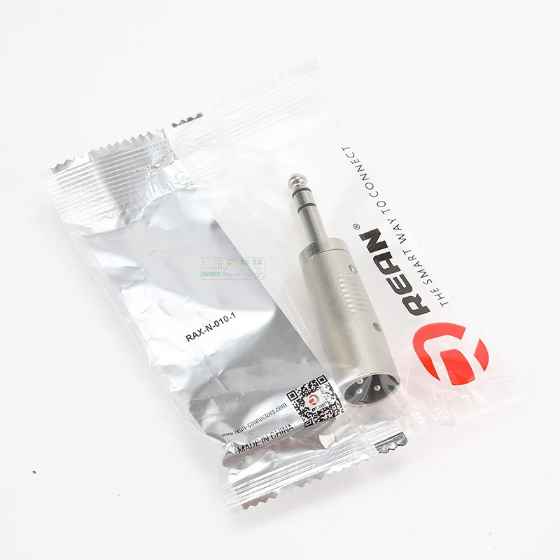 6,35mm 1/4" TS zu XLR Stecker Adapter, Doppelweg-Docking-Anschluss 6,5mm zu XLR Stecker Audio-Konverter-Stecker – Detail 5