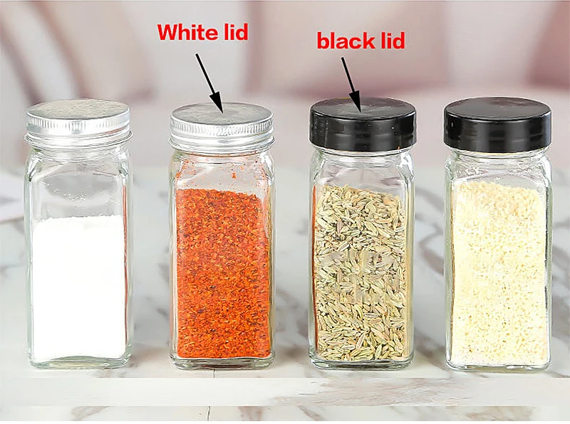 OnePine Lot de 2 Pot à épices Sel Spice Jar Condiments boîte Bol à