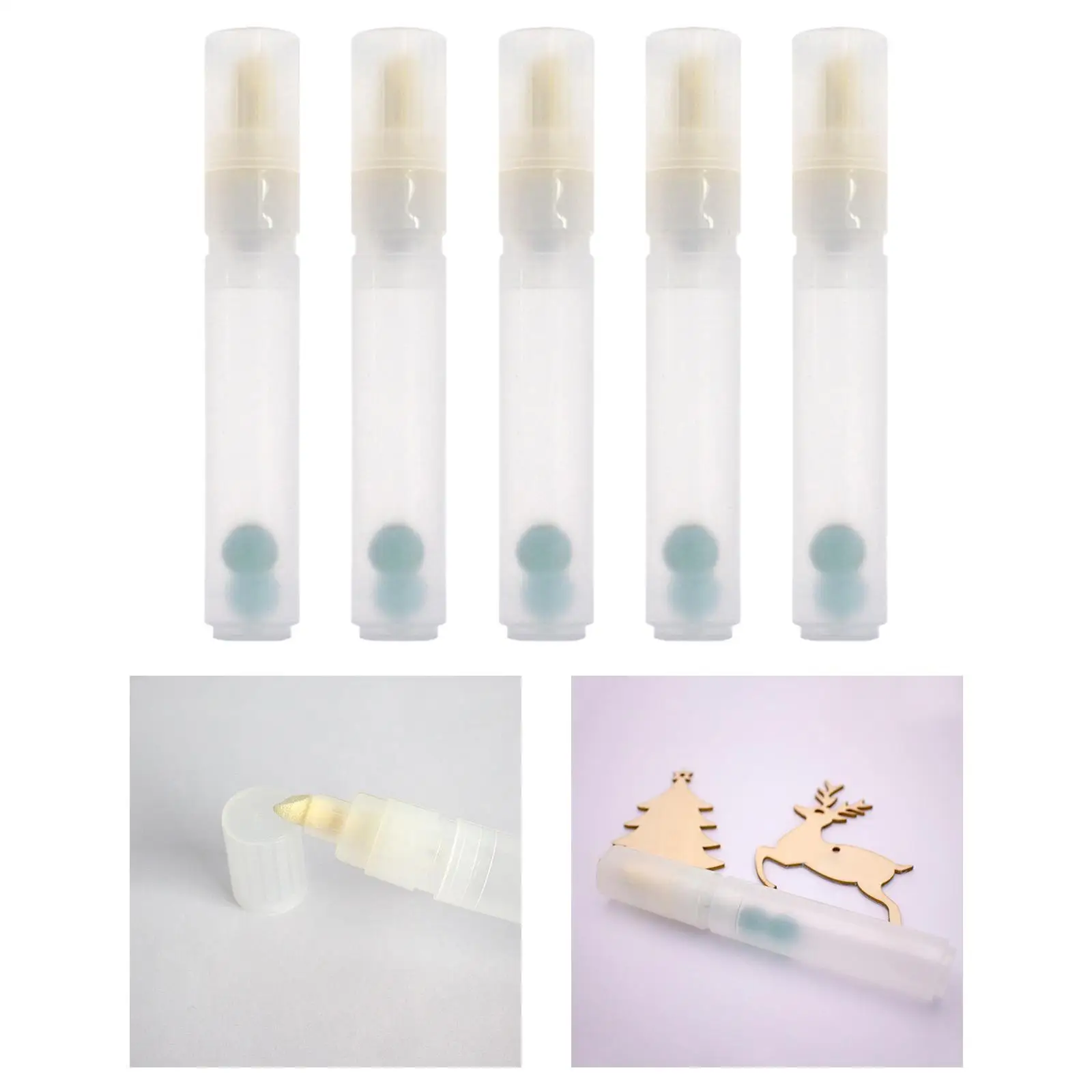 빈 페인팅 깃털, 반사 가능한 예비 부품, 마커 10mm, 5X