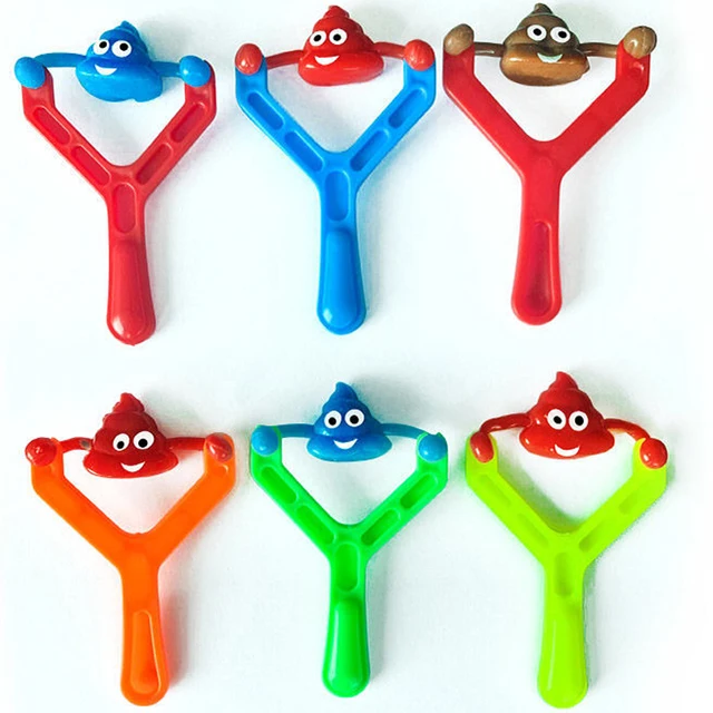 Novelty Poop Ejection Gag Toys Sticky Fake Poop Toy Prank Elastic Kids Toy Children's Adult Antistress Catapult Launch Poop 3-1x 1