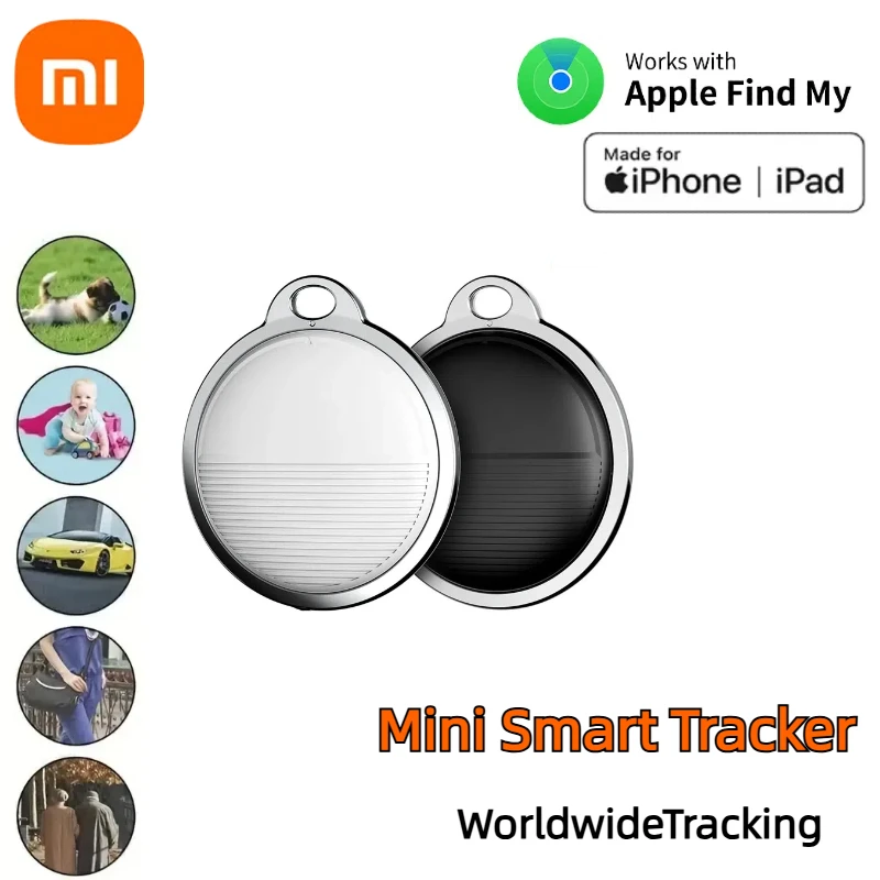 Xiaomi Mini Smart Gps Tracker Bluetooth Portable Tracker Works with Apple Find My APP Air Tag Locator Pet Key Finder