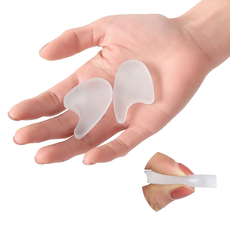 20 Pieces Gel Toe Spacers Separators Bunion Corrector Gel Orthotics for Bunion Overlapping Toes