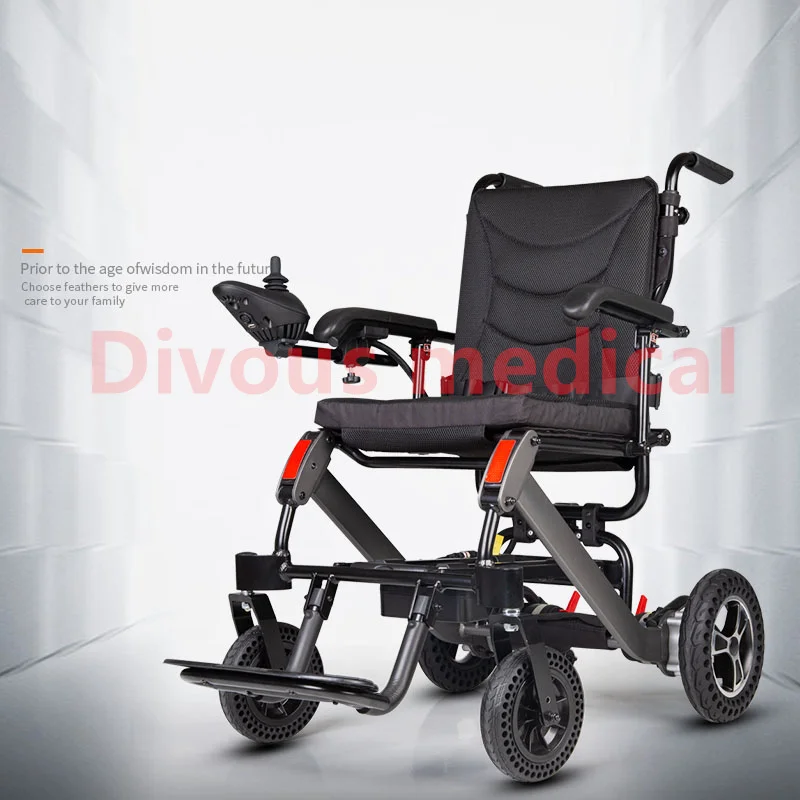 Hot Selling lightweight Folding Handicapped Elderly Electric Power motorized Wheelchair