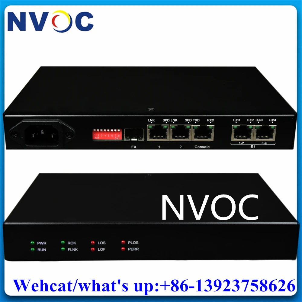 Tdmoip-2E1 2 * E1 Over Ethernet(Ip) Tipo Desktop, Dispositivo Ethernet Da 2 Vie Da E1 A Ip Per La Trasmissione Dell'Interfaccia E1 Su Rete Ip