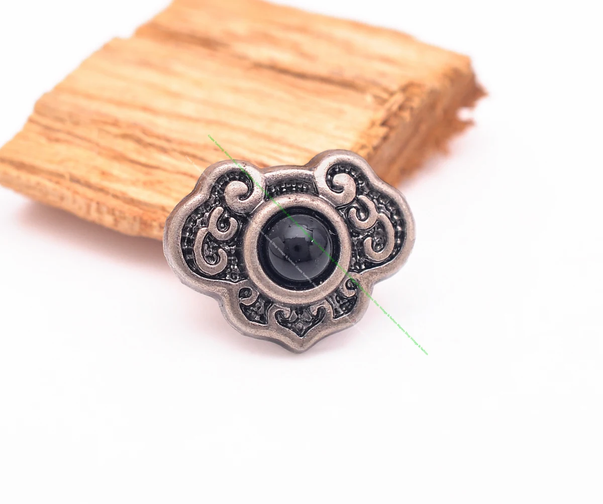10 Stück 15*20mm Vintage Deko-Elemente für Geldbörsen, Lederarbeiten, Kragen-Accessoires, Conchos, DIY Handarbeit, Leder-Schraubverschluss für Geldbörsen – Detail 13