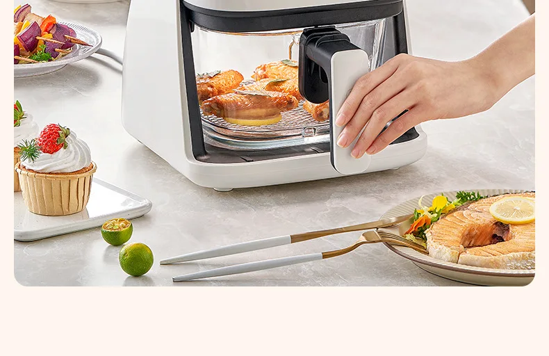 wanmi 5L spray type visible air fryers household transparent large capacity  electric oven multi-function electric fryer 220V - AliExpress