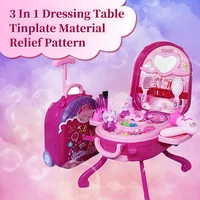 Play House Set Children's Dressing Table Toys For Girls From 6 to 10 Years Makeup Set For Girl Children's Nove Toy Birthday Gift 1