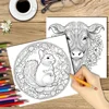 1pc Art Coloring Book 22 Page Coloring Books Gift For Birthday Party Relieve Stress Kill Time Graffiti Painting Drawing Art Book 3