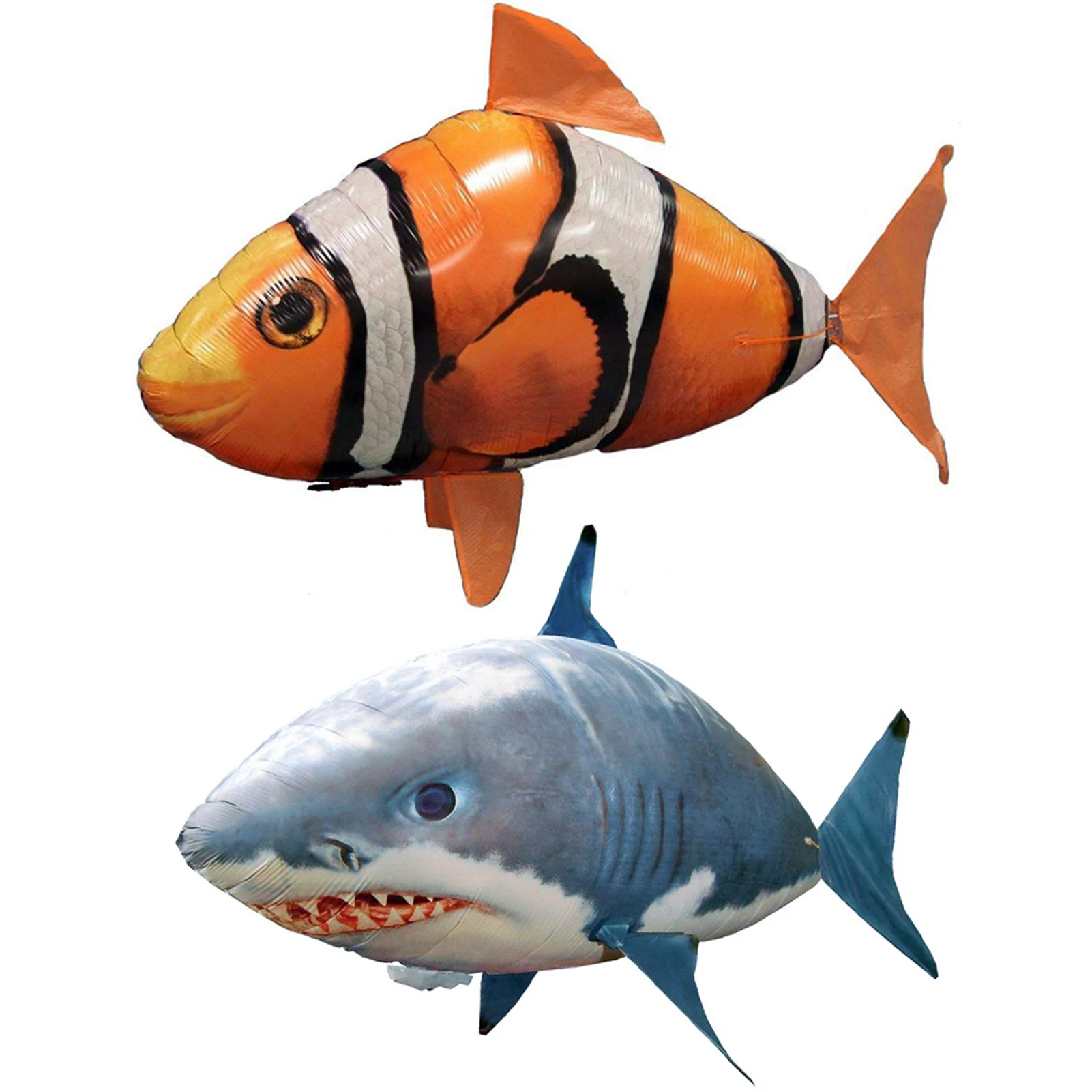 Remote Control Flying Shark Inflated RC Inflatable Balloon Toy For Kids Gift