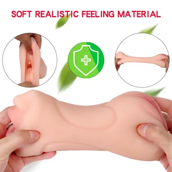 3 In 1 Vaginas for Men Soft Silicone Male Masturbators  Blowjob Sexitoys Adults 18 Realistic Artificial  Rubber Pussy Sexy Toys 3