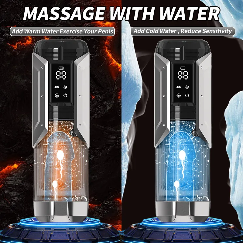 Automatic Male Masturbator Penis Pump Sucking Vibrating Thrusting Rotating Waterproof Blowjob Adult Sex Toy Stroker for Men male masturbator male masturbator cup male masturbation aid