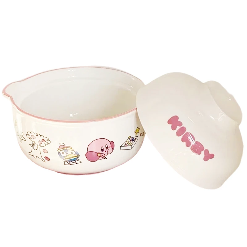 

Buy One Get One Kawaii Sanrio Hello Kitty Soup Noodle Bowl Cute Cartoon Ceramic Heat-Resistant Anti-Fall Anti-Scald Soup Bowl