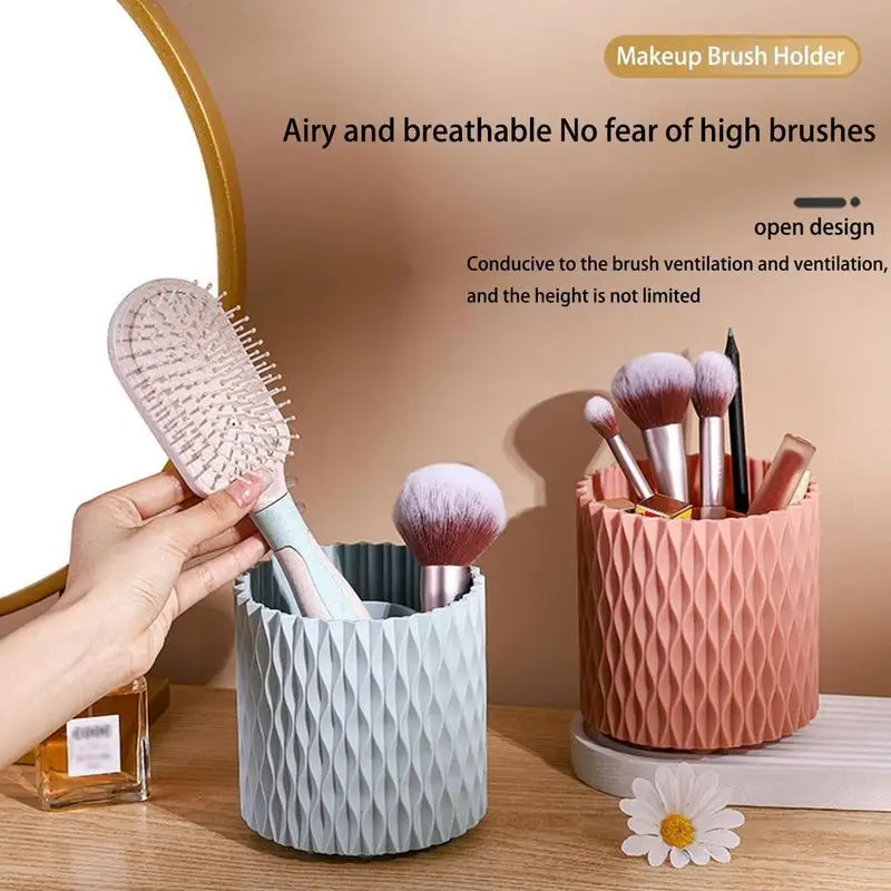 Rotating Brush Organizer 360 Rotating Brush Holder Makeup Brush Holder Organizer Pencil Pen