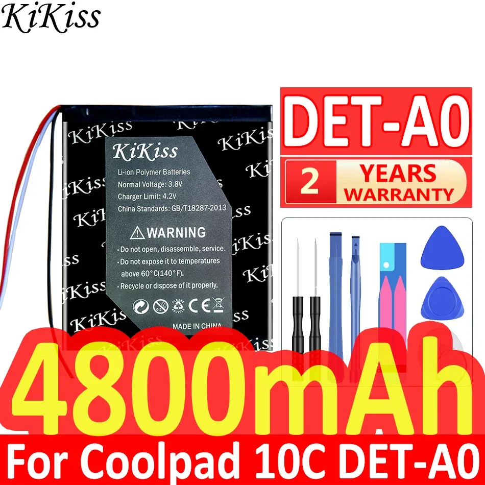 

Мощный аккумулятор KiKiss DETA0 4800 мАч для Coolpad 10C 10 C DET-A0