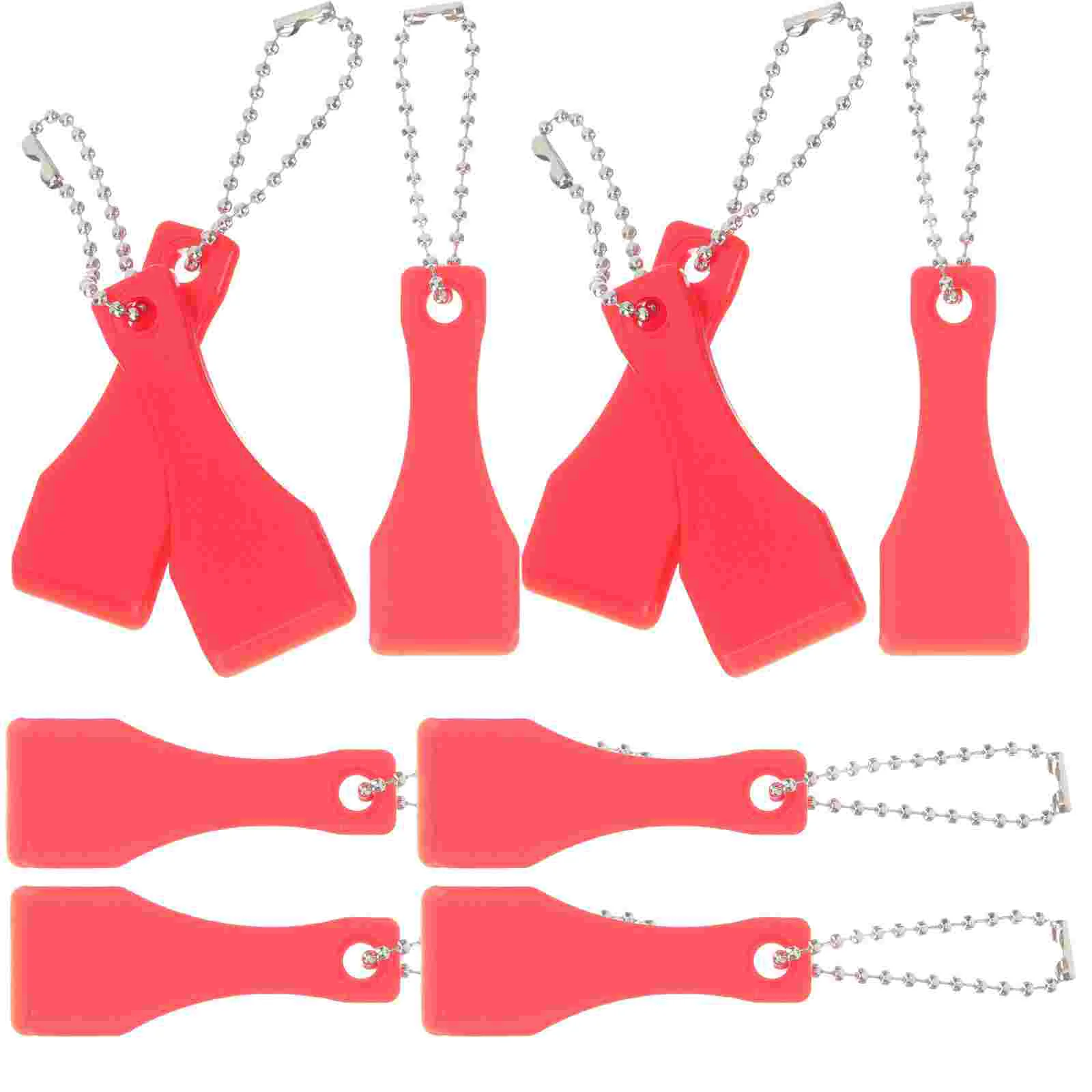 

10 Pcs Portable Card Scratcher off Tool Key Ring Ticket Tools Plastic Tickets Adult Lottery Cards Scraper
