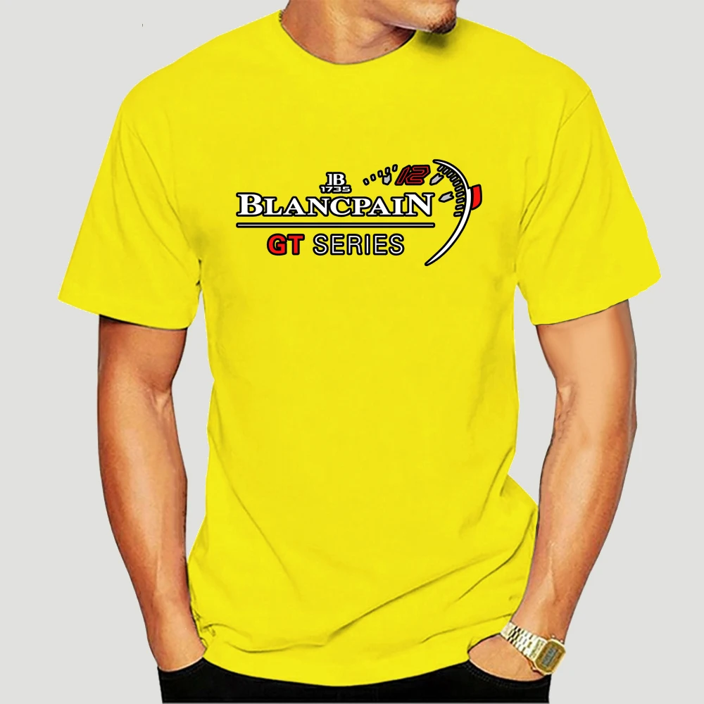 Magliette In Cotone Moda Uomo Blancpain Gt Series Watch Logo Casual Manica Corta Top Taglia Nera S-4Xl 8989X