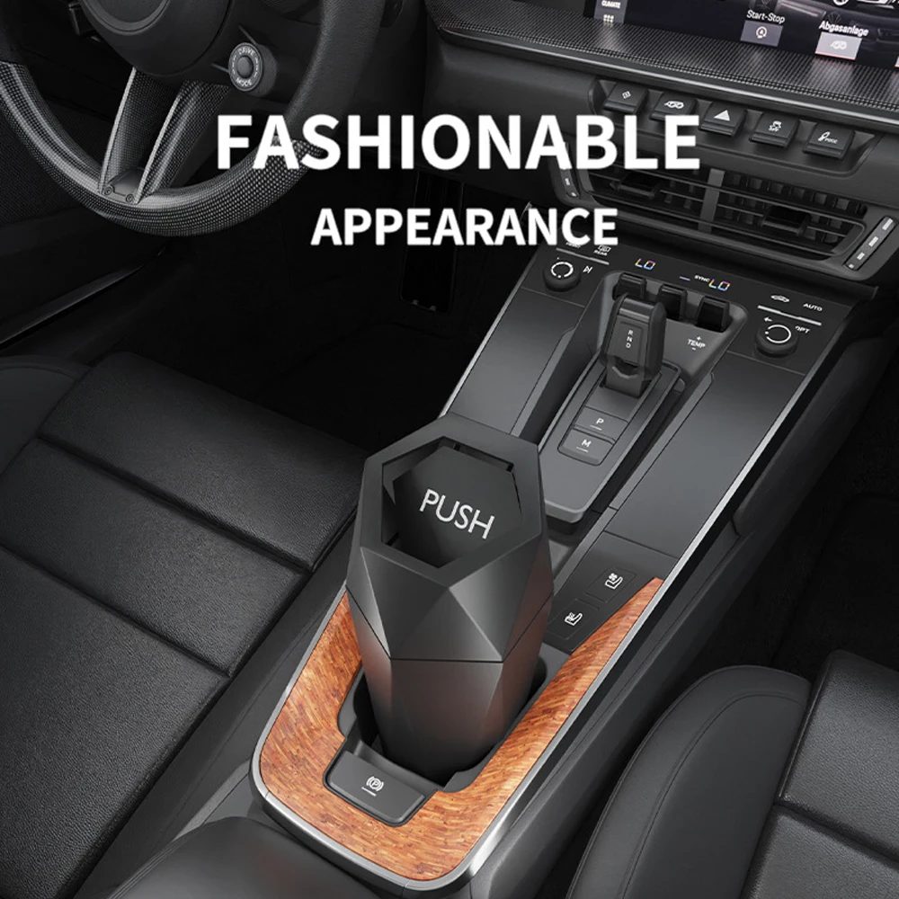 Car Trash Can Car Trash Can Door Seat Back Visor Trash Bin Auto Organizer Storage Box Color Garbage Dust Case Ashtray Car Interior Accessories car trash can