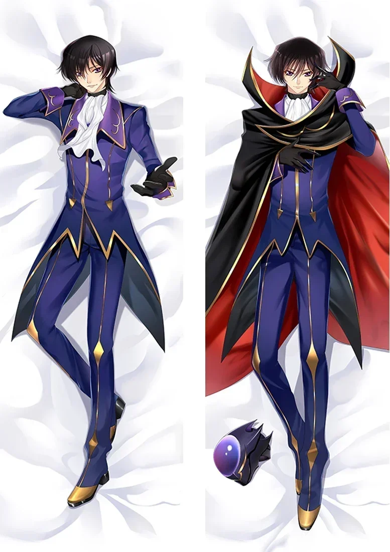 

Anime Decorating Pillow Case CODE GEASS Lelouch Lamperouge Dakimakura 2-Side Print Pillowcase Body Cushion Cover Otaku Waifu