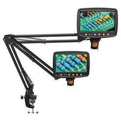 Adjustable Metal Microscope Arm Stand with Coin Mount - Other (FZ1-B)