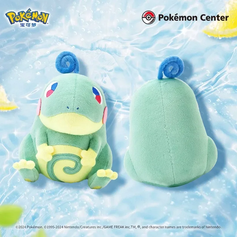 Stock Original Pok&eacute;mon Piplup Goomy Oshawott Bidoof Politoed Game Anime Figure Plush Toys Birthday Gift Holiday Gifts