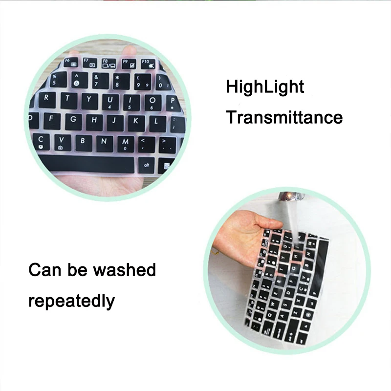 14'' Laptop Keyboard Protector for Lenovo Ideapad Anti-dust Notebook Laptop Keyboard Sticker Desk Set Office Desk Accessories