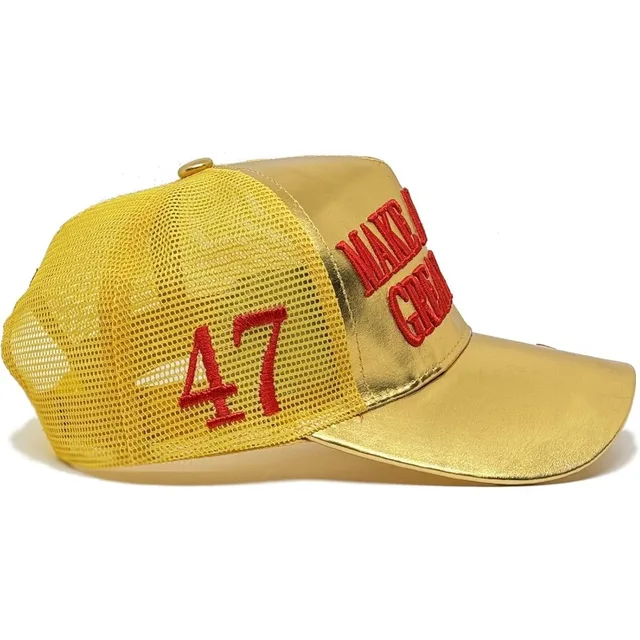 Gold MAGA Hat 3
