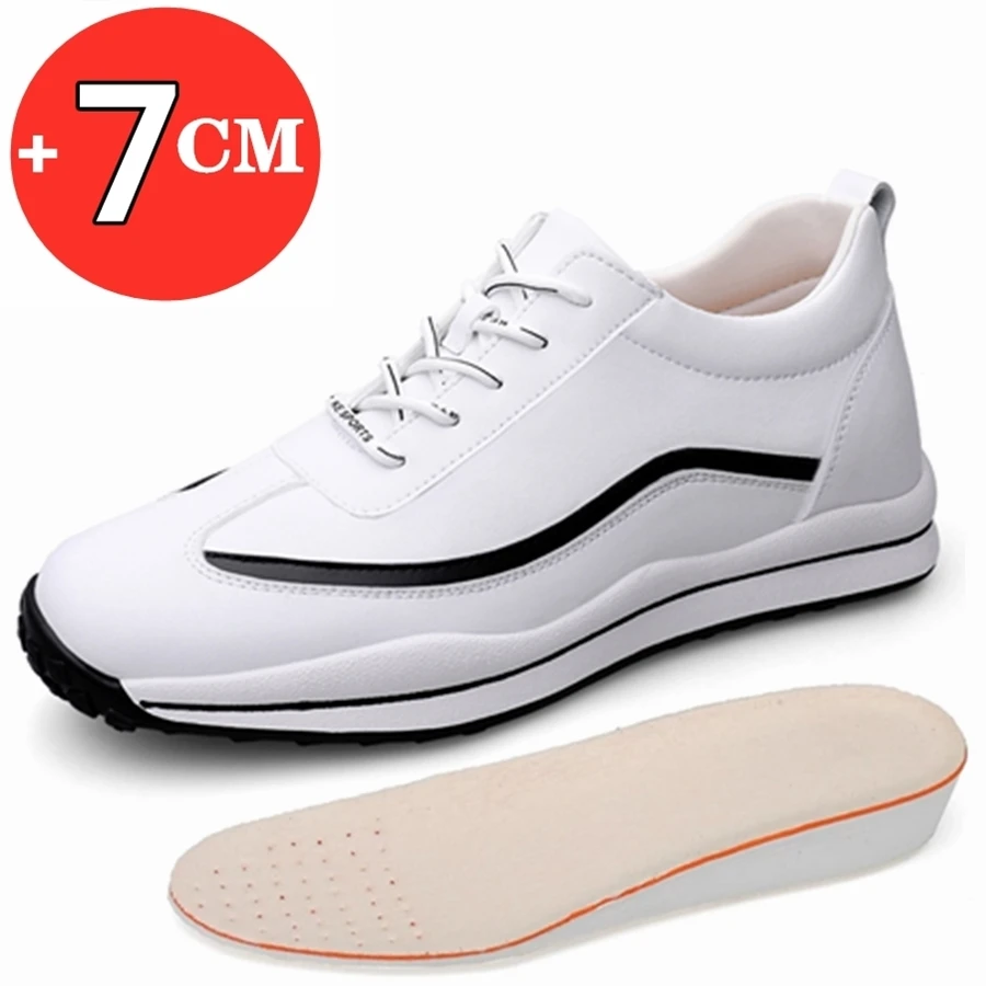 

Sneakers Man Elevator Shoes Height Increase Shoes for Men Insoles 7CM Sports Tall Leisure Fashion Stree Style