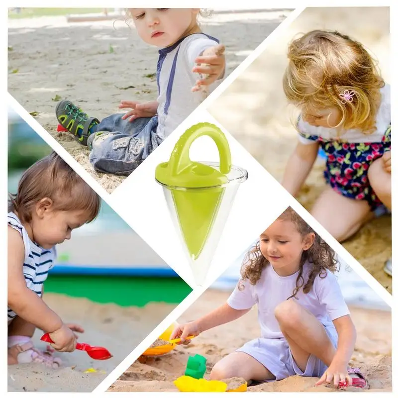 Spilling Funnel Sand Castle Building Toy Creative Funny Sand Strainer Toys Digging Sand Kit Summer Outdoor Toys for Kids 5