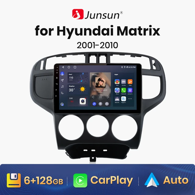 Junsun V1 Wireless Carplay 256GB 2Din Android Auto Car Radio For