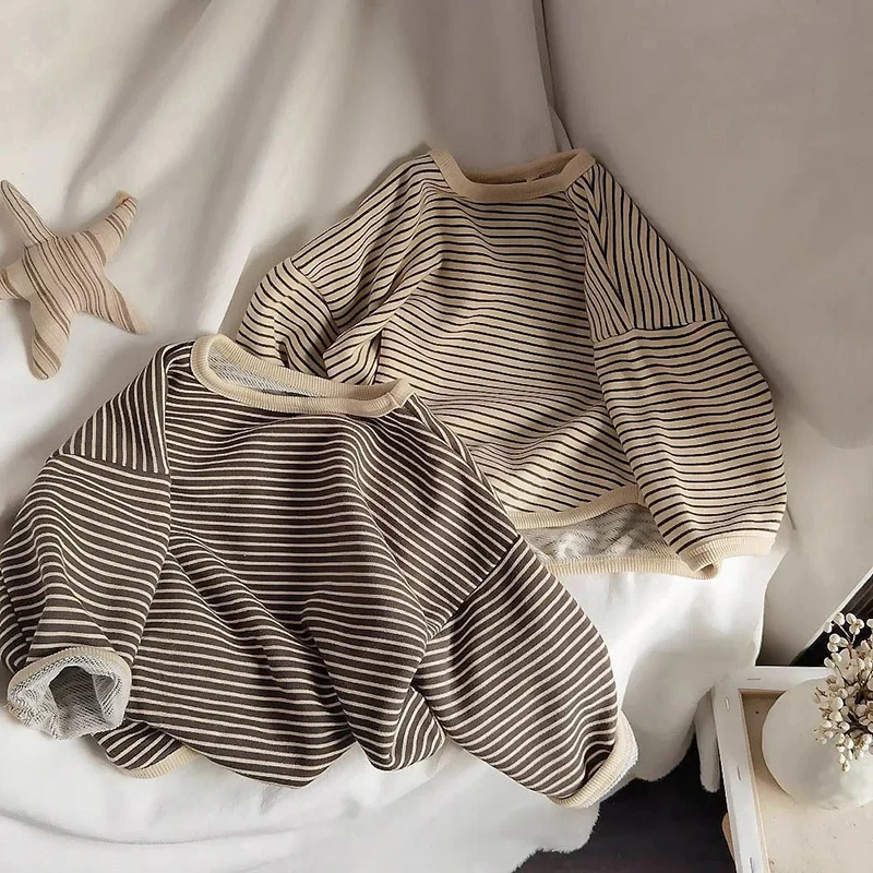 Spring Kids Sweatshirt For Toddler Boys Girls Top Clothes Autumn Cotton Long Sleeve T-Shirt Children Clothes 1-8Yrs Boys Clothes Baby & Maternity