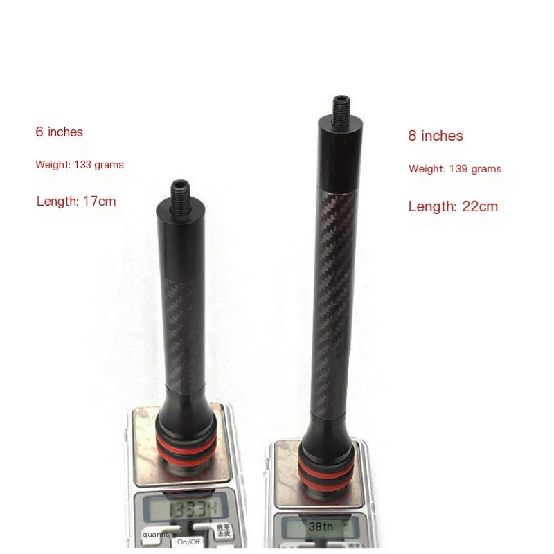 Carbon Stabilizer Balance Bar for Archery with Shock Absorption, Compound Bow Shooting Accessory