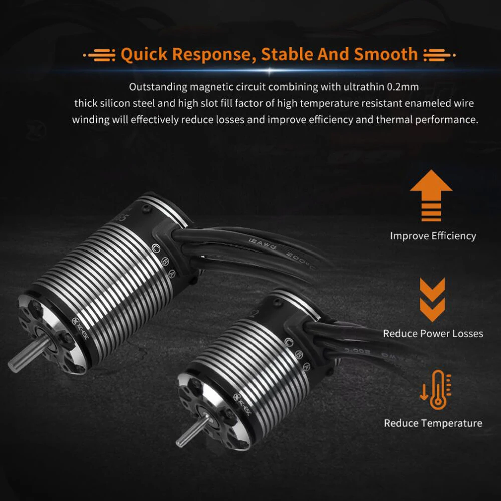 Moteur sans balais XC-ESC E3652/E3665 2500KV-4100KV pour RC