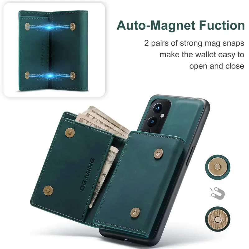 Custodia a Portafoglio per OnePlus 12 con Chiusura Magnetica