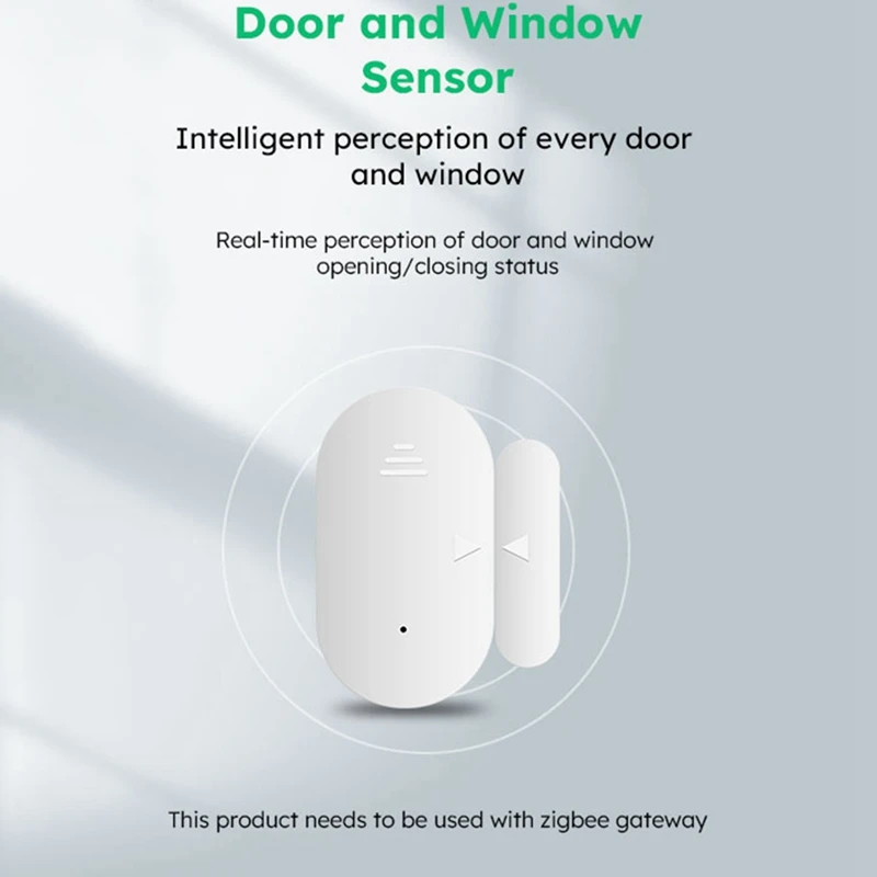 

Tuya Zigbee 3.0 Smart Door Sensor Door Open Closed Detectors Security Protection Smart Life APP Control Via Home