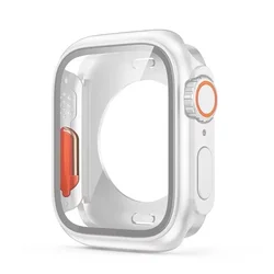 Durable Hard PC Bumper Screen Protector Case for 46mm series 10 (White)