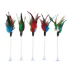 Pet Cat Toy Stick Feather Rod Mouse Toy with Mini Bell Cat Catcher Teaser Cat Toys Interactive Pet Products for Cats