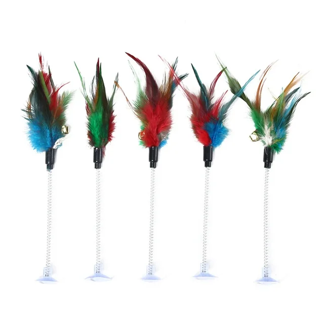 Pet Cat Toy Stick Feather Rod Mouse Toy with Mini Bell Cat Catcher Teaser Cat Toys Interactive Pet Products for Cats Pet Cat Toy Stick Feather Rod Mouse Toy with Mini Bell Cat Catcher Teaser Cat Toys Interactive Pet Products for Cats