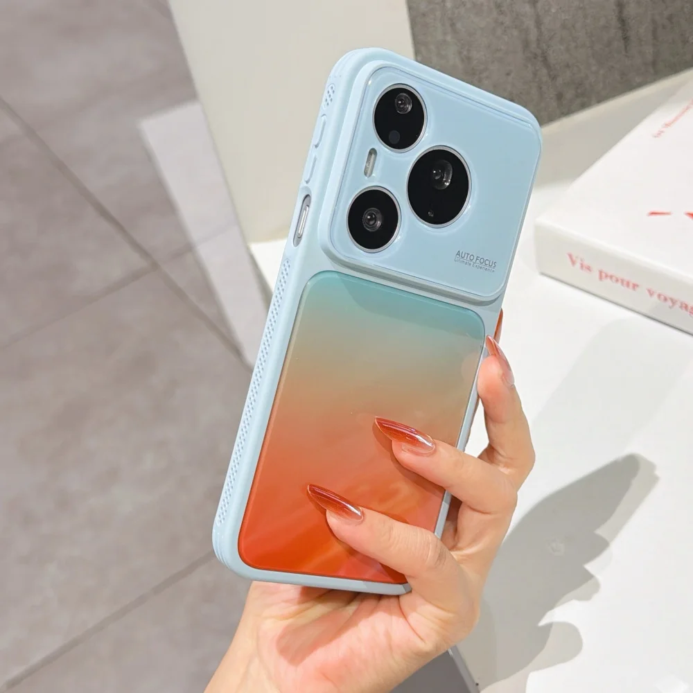 Gradient Color Shockproof Cooling Phone Case Cover