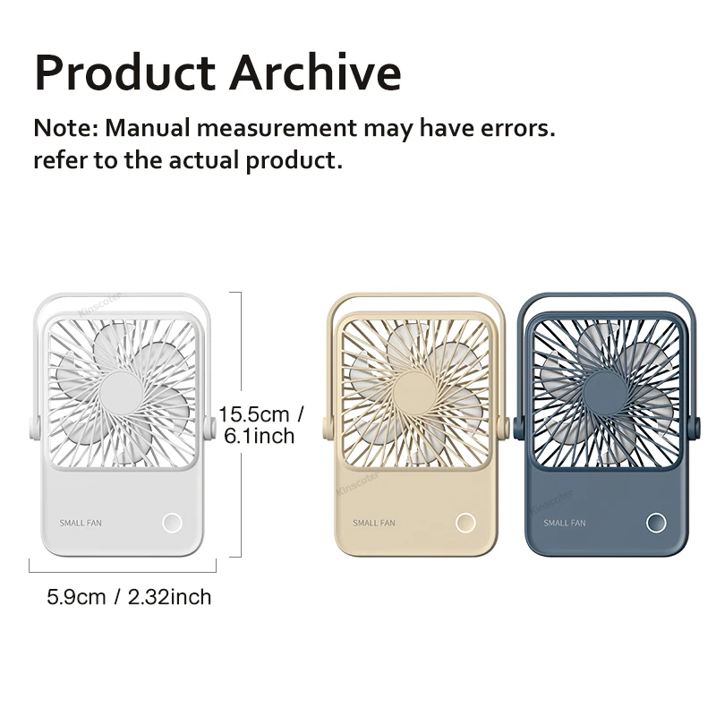 Portable USB Mini Fan Convenient And Ultra-quiet Electric Fan Rechargeable Student Small Cooling Desktop Fans Clip Ventilador