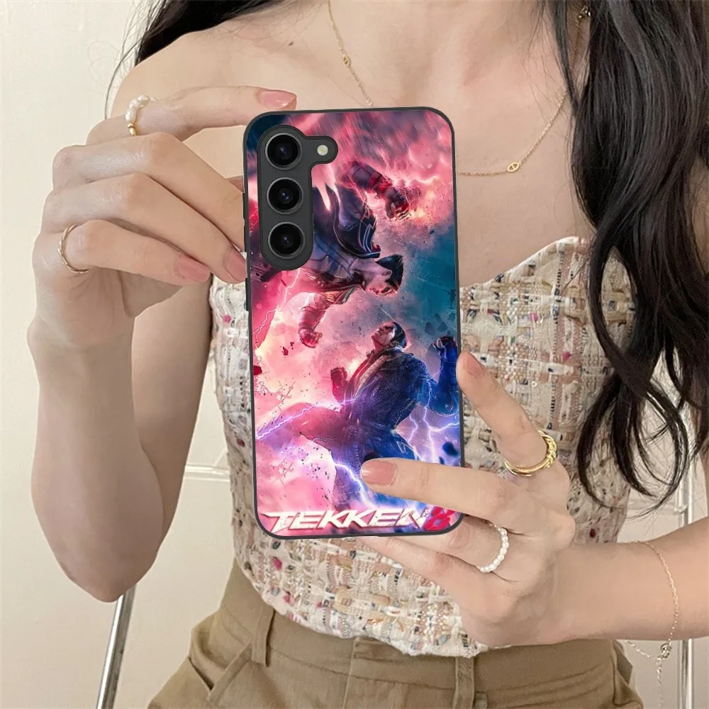 Fashion T-Tekken Mobile Cell Phone Case For Samsung Galaxy S24 S23 S22 S21 S20 S10 S9 Plus Fe Ultra Lite Black Cover Funda