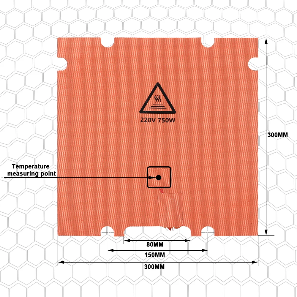 Voron用 ヒートベッドセット 300サイズ PEI Keenovo 新品