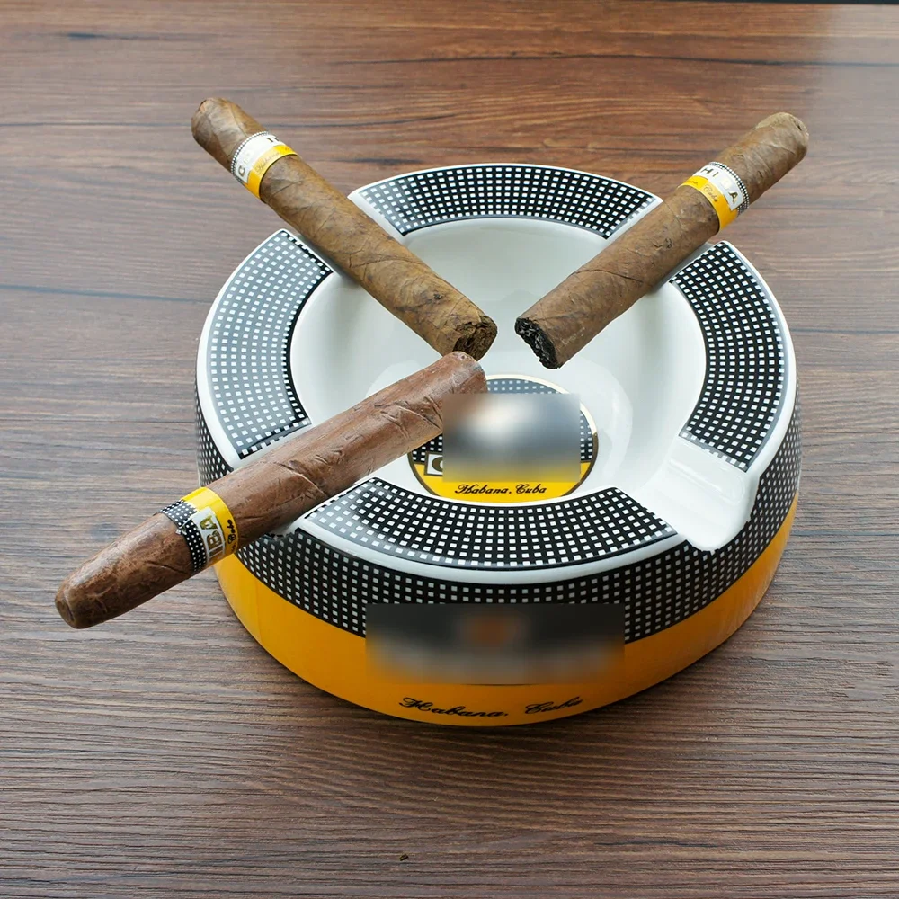 Cigar Ashtray for 8" Round Cigarettes Large Outdoor Indoor