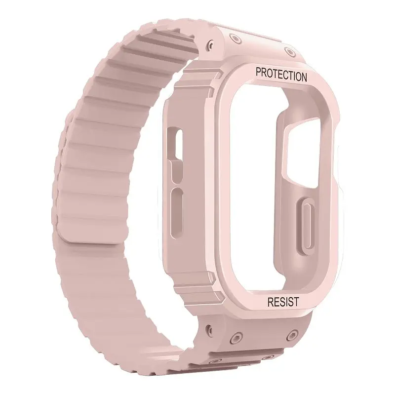 Magnetic Sport Silicone Strap with Protective Case