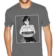 

Waifu Material Anime Hentai Ahegao Busty Girl Tee Shirts 3D Print T-Shirt Men Oversized Anime Tshirt Japanese Anime Manga