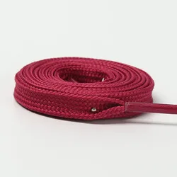 Vibrant 10mm Wide Flat Sport Shoelaces Replacement Pair - 180 cm (12Purple Red)