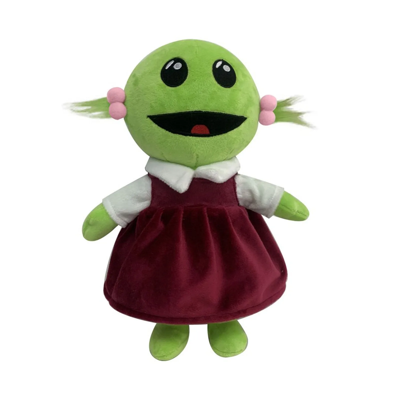 Nanalan Mona Little Girl Plush Doll Green Alien Cute And Soft Cartoon Pillow Doll Room Decoration For Children's Birthdays Gif