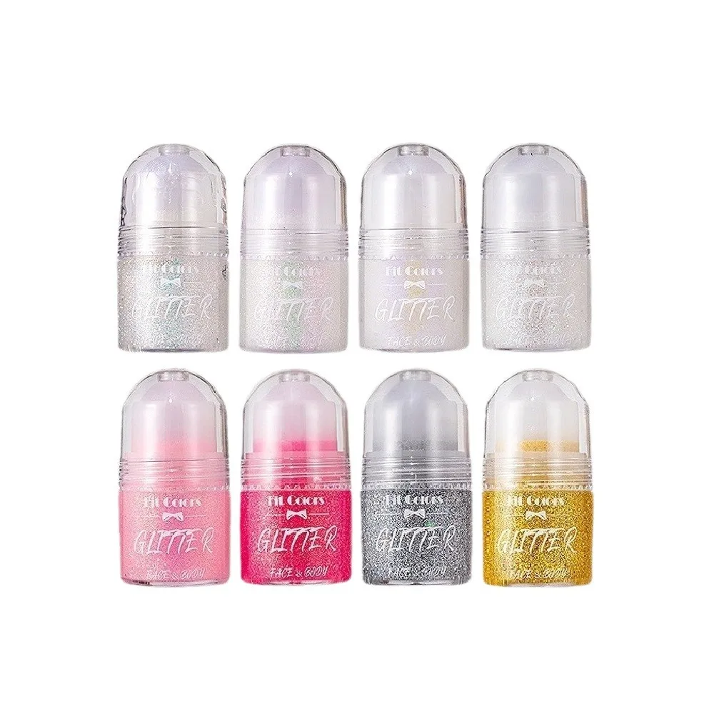 Body Face Paint 8 Colors Rollerball Glitter Gel Waterproof