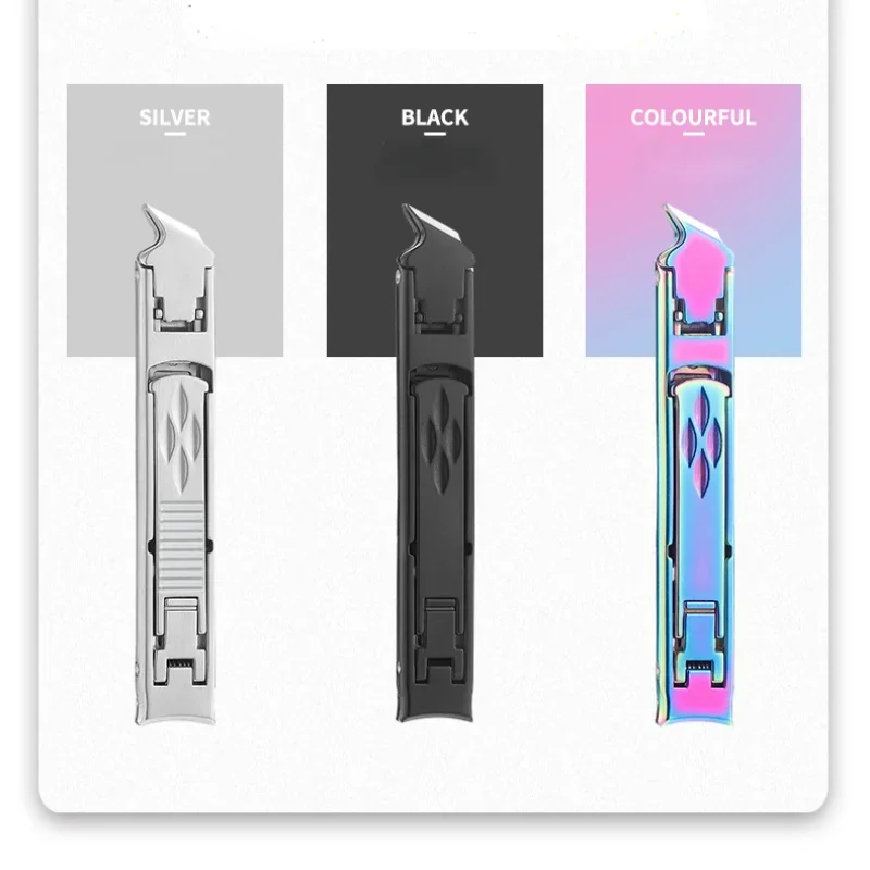 Stainless Steel Nail Clipper Double-ended Dual-purpose Thin Portable Folding Nail Scissors Clippers Manicure Tools nail clipper set nail clipper nail scissors set nail clippers manicure set manicure sets manicure nail clipper set nail clippers kit folding scissors