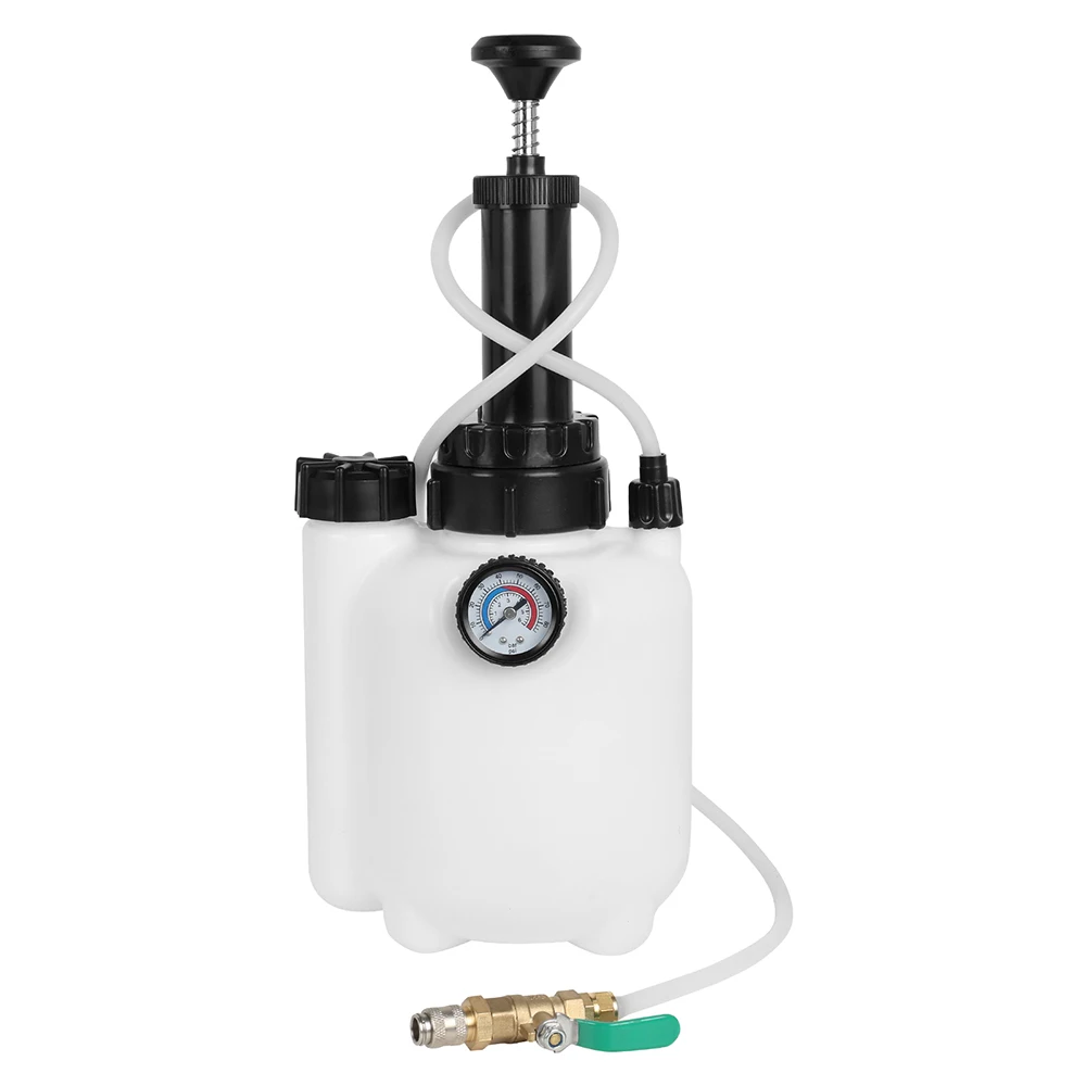 Podofo 3L Manuelles Getriebeöl-Füllsystem Handpumpe Getriebeöl-Flüssigkeitspumpe Werkzeug mit Adaptern für Autos – Detail 5
